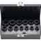 Coffret 13 douilles spiralées 1/2